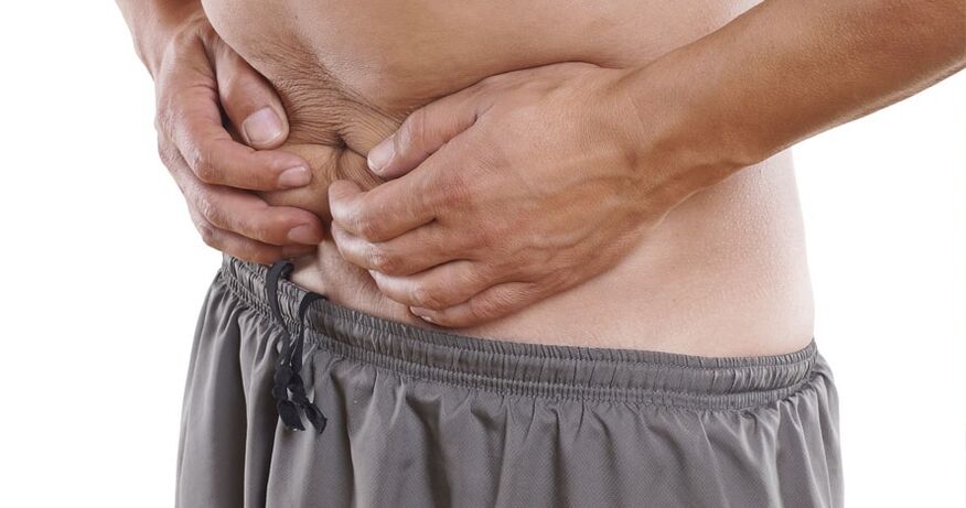 болка во долниот дел на стомакот со хроничен простатитис